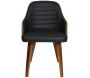 Chaise en bois et polyuréthane Nash - CMP-2292
