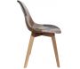 Chaise en bois et polyuréthane Patchwork - CMP-1153