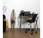 Chaise de bureau à roulettes Kiruna - THE HOME DECO FACTORY
