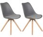 Chaise design Cross (Lot de 2)