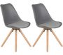 Chaise design Cross (Lot de 2)