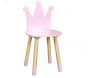 Chaise enfant en bois couronne