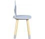 Chaise enfant en bois étoile - 5