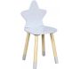 Chaise enfant en bois étoile