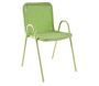 Chaise enfant en polyrésine verte