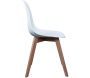 Chaise enfant scandinave bois et polypropylène - CMP-0336