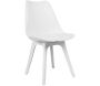 Chaise ergonomique en polycarbonate et polyuréthane Karl (Lot de 4) - 