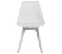 Chaise ergonomique en polycarbonate et polyuréthane Karl (Lot de 4) - JGF-0249