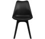 Chaise ergonomique en polycarbonate et polyuréthane Karl (Lot de 4) - JGF-0248