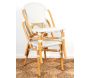Chaise d'extérieur en rotin et résine (Lot de 4) - 7
