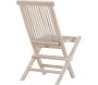Chaise extérieure en teck Kenya - 6