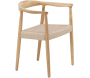 Chaise en hévéa et corde synthétique Lovön (Lot de 2) - VEN-1163