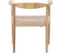 Chaise en hévéa et corde synthétique Lovön (Lot de 2) - 6