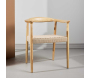 Chaise en hévéa et corde synthétique Lovön (Lot de 2) - VENTURE HOME