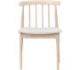 Chaise en hévéa et tissus Flora - VEN-0947