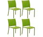 Chaise de jardin Bonbon pour enfant (Lot de 4)
