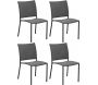 Chaise de jardin Bonbon pour enfant (Lot de 4)