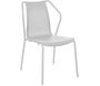 Chaise de jardin empilable en aluminium Bari