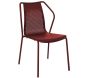 Chaise de jardin empilable en aluminium Bari