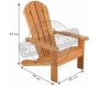 Chaise de jardin enfant en bois Adirondack - KID-0328