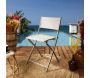 Chaise de jardin pliable en acier Elba - THE HOME DECO FACTORY