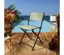 Chaise de jardin pliable en acier Elba - THE HOME DECO FACTORY