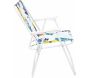 Chaise de jardin pliante en acier et tissu - CMP-3846