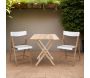 Chaise de jardin pliante en teck FSC et plastique - Tramontina