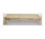 Chaise bain de soleil en teck et cannage synthétique BAIA - AUB-6490