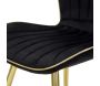 Chaise en métal doré et tissu Space (Lot de 2) - 8