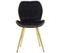 Chaise en métal doré et tissu Space (Lot de 2) - 199