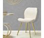 Chaise en métal doré et tissu Space (Lot de 2) - MAURO FERRETTI
