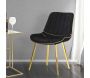 Chaise en métal et tissu Paris (Lot de 2) - MAURO FERRETTI
