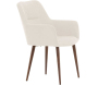 Chaise en métal et tissu Tomorrow (Lot de 2) - VEN-1099