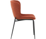 Chaise en métal et tissu bouclette Modesto (Lot de 2) - 5