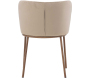 Chaise en métal et velours Edina (Lot de 2) - 219
