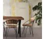 Chaise en métal et velours  Istambul (Lot de 2) - 189