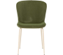 Chaise en métal et velours Modesto (Lot de 2) - 339