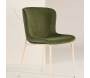 Chaise en métal et velours Modesto (Lot de 2) - VENTURE HOME