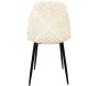 Chaise pieds en métal assise en tissu Mora (Lot de 2) - 99,90