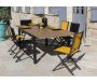 Chaise pliante en aluminium Ida (Lot de 2) - PROLOISIRS