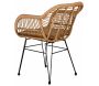 Fauteuil en rotin synthétique Boki - AUBRY GASPARD