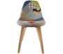 Chaise scandinave Patchwork (Lot de 2) - 129