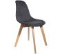 Chaise scandinave assise grosse maille