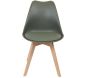 Chaise scandinave avec assise rembourrée (Lot de 2) - CMP-4441