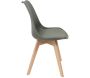 Chaise scandinave avec assise rembourrée (Lot de 2) - 109