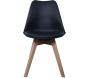 Chaise scandinave avec assise rembourrée (Lot de 2) - 99,90