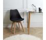 Chaise scandinave avec assise rembourrée (Lot de 2) - THE HOME DECO FACTORY