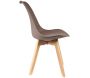 Chaise scandinave avec assise rembourrée (Lot de 2) - 109