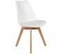 Chaise scandinave avec assise rembourrée (Lot de 2) - CMP-4439